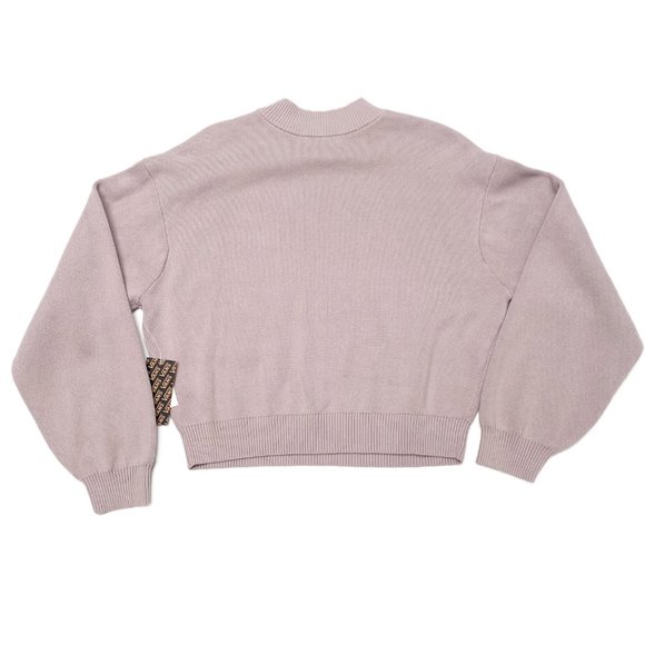 NWT Vans - Semi Cropped, Violet, Crew Neck Sweater, Size L - Picture 4 of 6